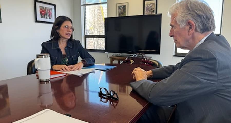 Jennice with Congressman Beyer